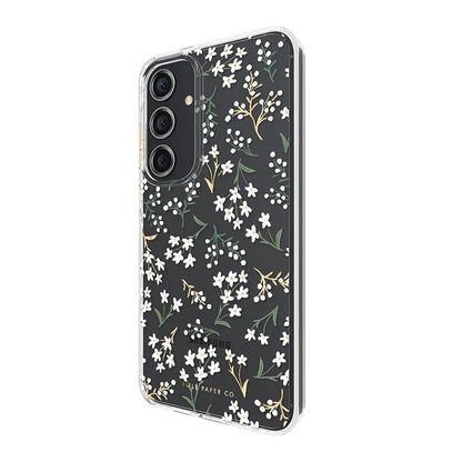 Rifle Paper Clear - Samsung Galaxy S24+ dėklas (Petite Fleurs)