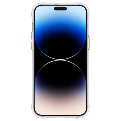 Rifle Paper skaidrus dėklas, dekoruotas auksu „iPhone 14 Pro Max“ (rožių sodas)