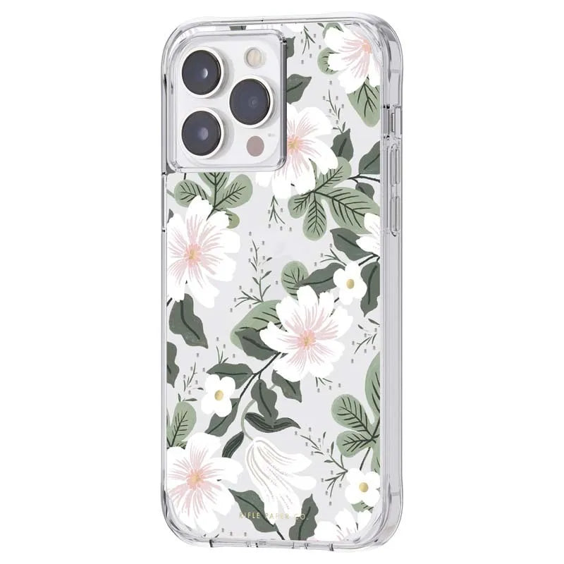 Rifle Paper Skaidrus dėklas, skirtas „iPhone 14 Pro Max“ (Gluosnis)