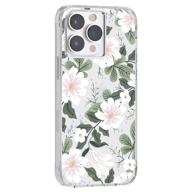Rifle Paper Skaidrus dėklas, skirtas „iPhone 14 Pro Max“ (Gluosnis)