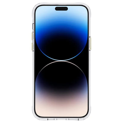 Rifle Paper skaidrus dėklas su aukso spalvos dekoracijomis, skirtas iPhone 14 Pro (Rose Galden)