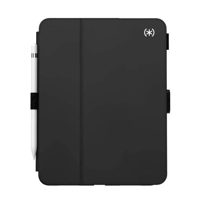 Speck Balance Folio dėklas – iPad 11" (2025) / 10.9" (2022) dėklas su MICROBAN danga su magnetu ir stovu (juodas)
