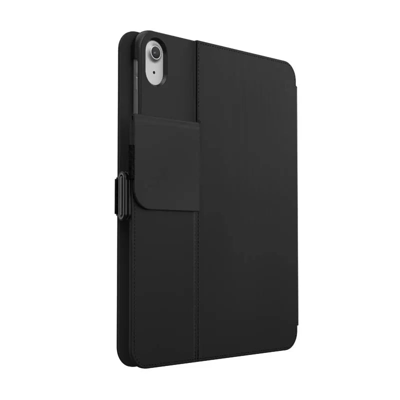 Speck Balance Folio dėklas – iPad 11" (2025) / 10.9" (2022) dėklas su MICROBAN danga su magnetu ir stovu (juodas)