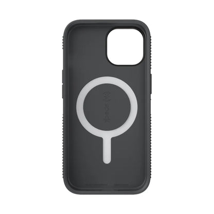 Speck Candyshell Grip MagSafe dėklas - iPhone 17e / 16e / 15 / 14 / 13 (Juodas / Skalūno pilkos)