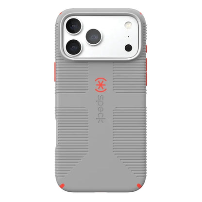 Speck Candyshell Grip MagSafe – dėklas, skirtas iPhone 18 Pro Max / 17 Pro Max (Overcast Gray)