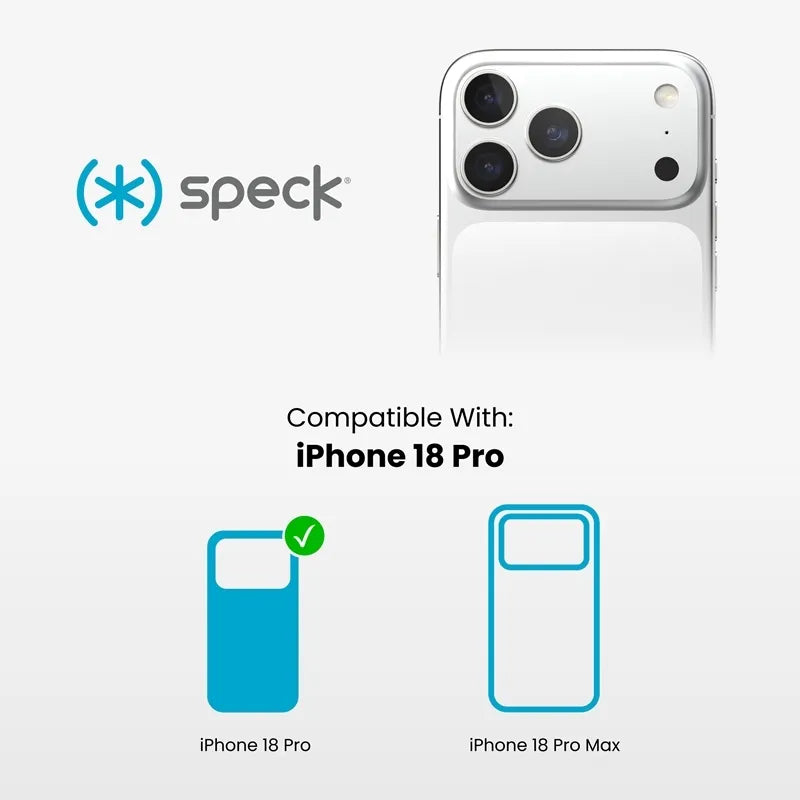 Speck Candyshell Icon MagSafe – dėklas, skirtas iPhone 18 Pro / 17 Pro (Black Licorice)