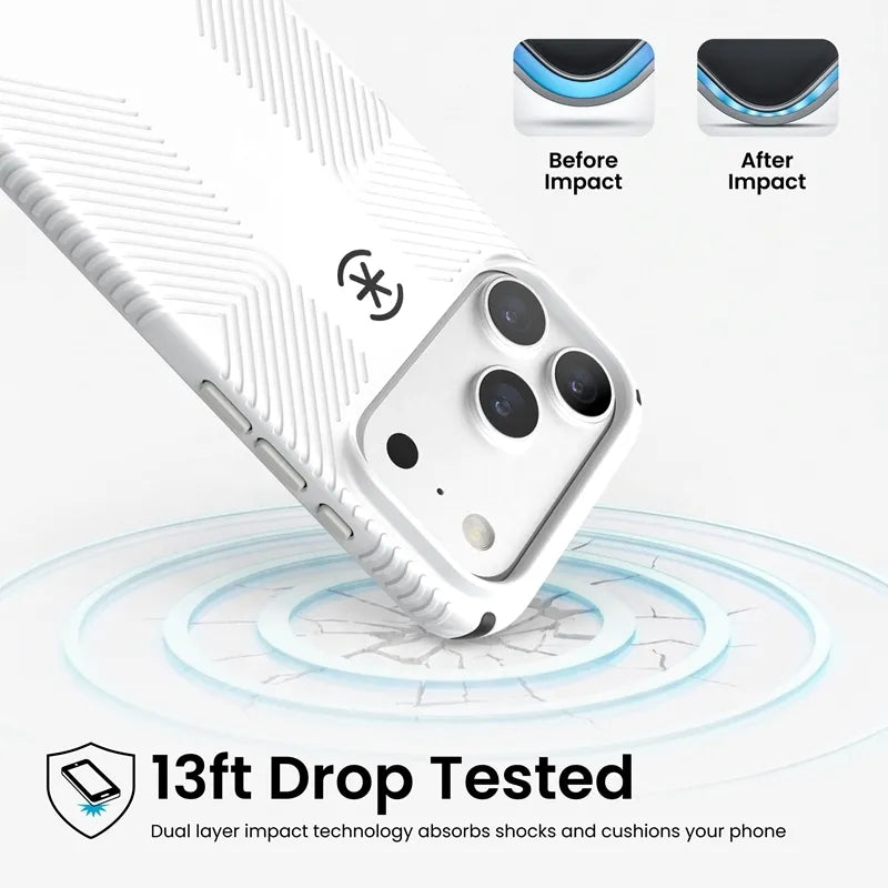 Speck Candyshell Icon MagSafe – dėklas, skirtas iPhone 18 Pro / 17 Pro (Vanilla Frost)