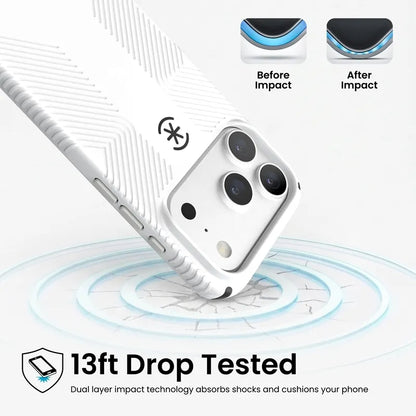 Speck Candyshell Icon MagSafe – dėklas, skirtas iPhone 18 Pro / 17 Pro (Vanilla Frost)