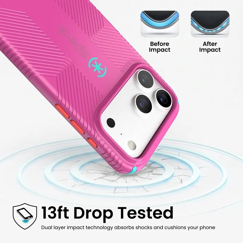 Speck Candyshell Icon MagSafe – dėklas, skirtas iPhone 18 Pro Max / 17 Pro Max (Bubblegum Pop)