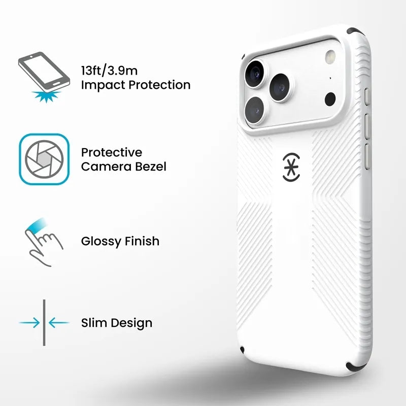 Speck Candyshell Icon MagSafe – dėklas, skirtas iPhone 18 Pro Max / 17 Pro Max (Vanilla Frost)