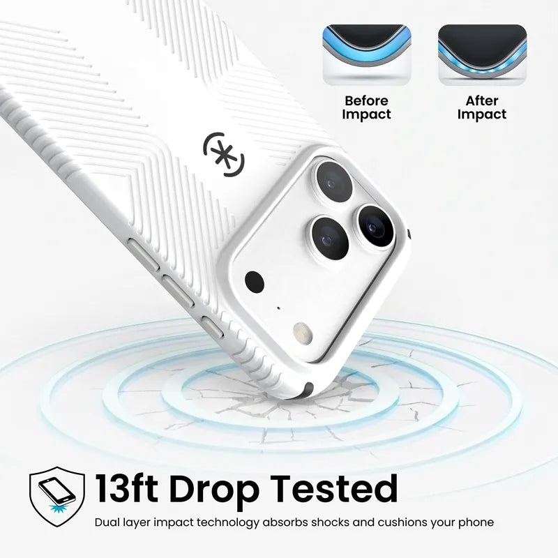 Speck Candyshell Icon MagSafe – dėklas, skirtas iPhone 18 Pro Max / 17 Pro Max (Vanilla Frost)