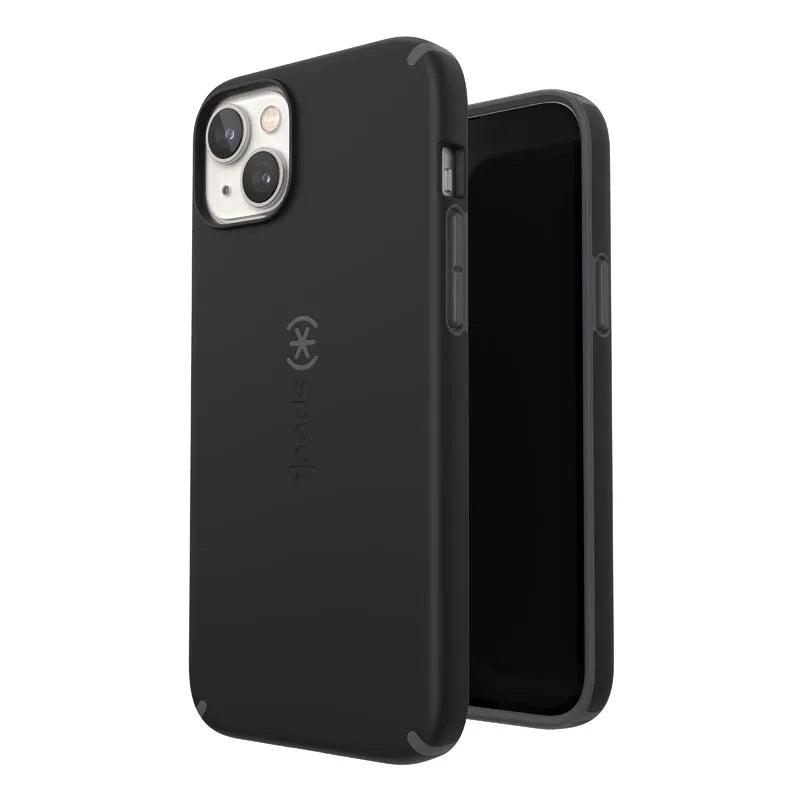 Speck CandyShell Pro + MagSafe - Dėklas iPhone 14 Plus su MICROBAN danga (juoda / skalūno pilka)