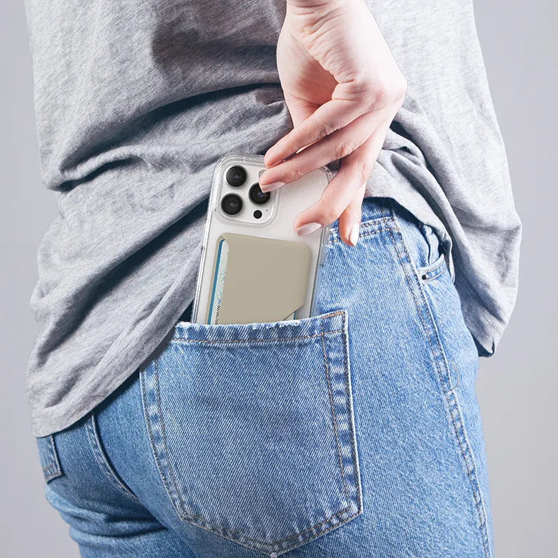 Speck ClickLock Wallet For MagSafe - Magnetinė MagSafe piniginė (Pastelinis ąžuolas)