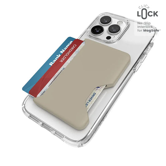 Speck ClickLock Wallet For MagSafe - Magnetinė MagSafe piniginė (Pastelinis ąžuolas)