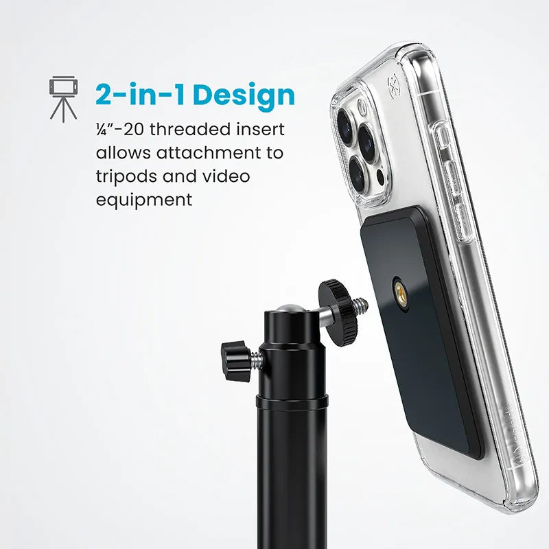 Speck Everywhere Mount + ClickLock – „MagSafe“ Magnetic Mount (juoda)