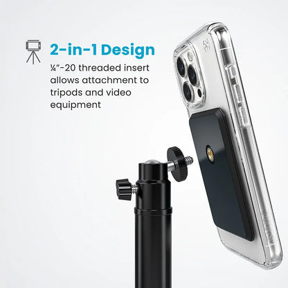 Speck Everywhere Mount + ClickLock – „MagSafe“ Magnetic Mount (juoda)