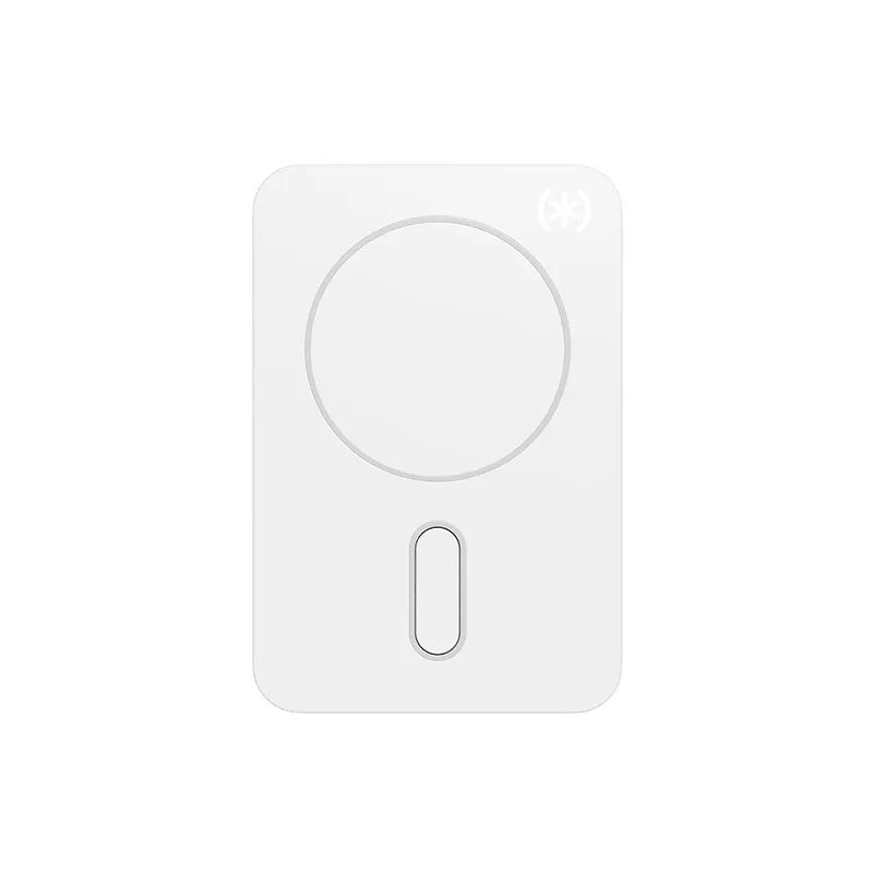 Speck Everywhere Mount + ClickLock - „MagSafe“ magnetinis laikiklis (baltas)