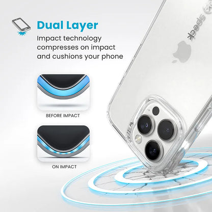 Speck Gemshell - Dėklas iPhone 16 Pro Max (Skaidrus)