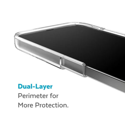Speck Gemshell + MagSafe – Dėklas skirtas iPhone 15 Plus / iPhone 14 Plus su MICROBAN danga (Skaidrus)