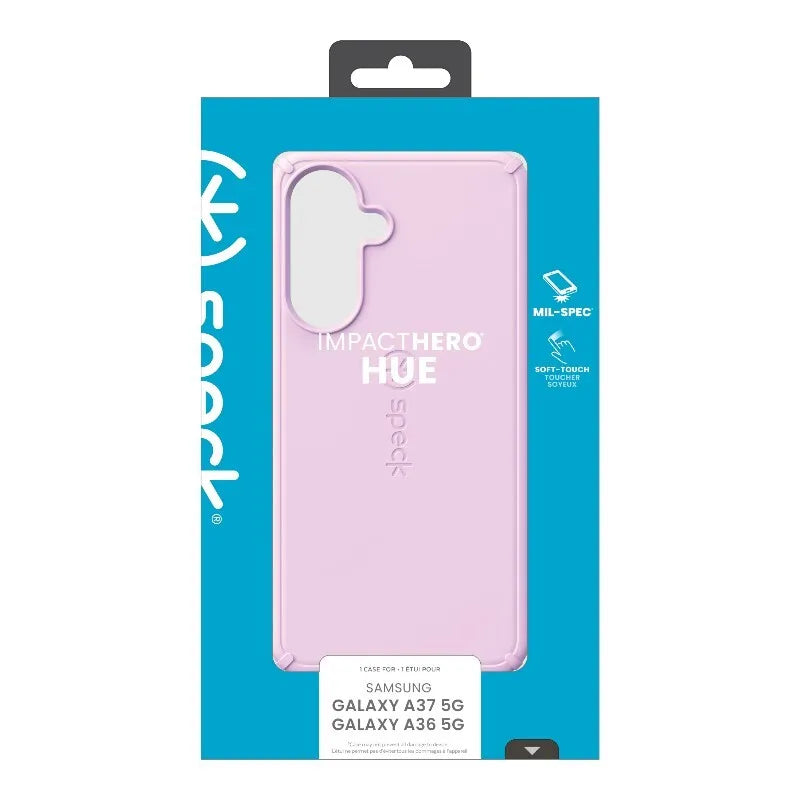 Speck ImpactHero Hue – Dėklas Samsung Galaxy A37 5G / A36 5G / A56 5G telefonams (švelniai rožinė spalva)