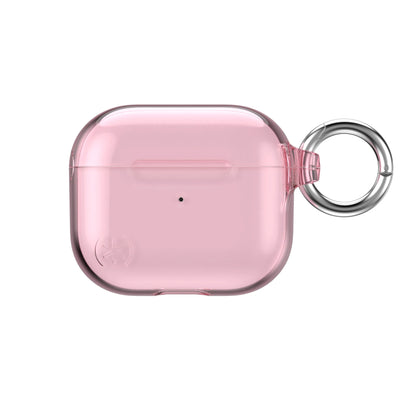 Speck Presidio Clear - dėklas „Apple Airpods 3 gen“ su „Microban“ („Icy Pink“)