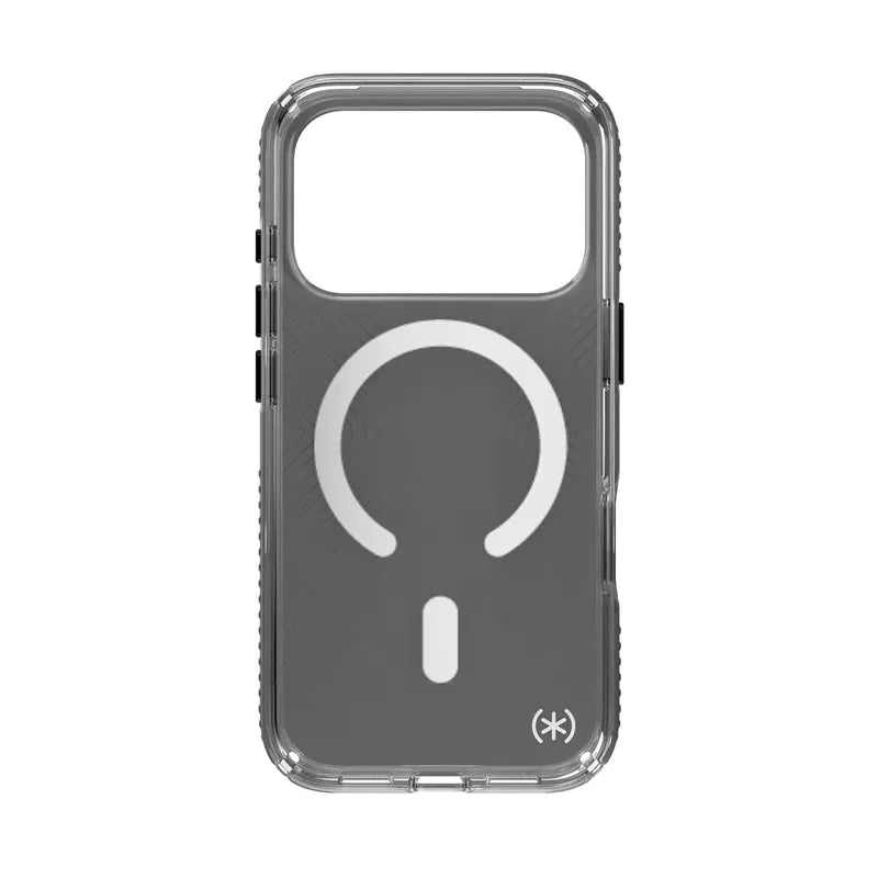 Speck Presidio Lux Grip MagSafe – dėklas, skirtas iPhone 18 Pro / 17 Pro (Obsidian)