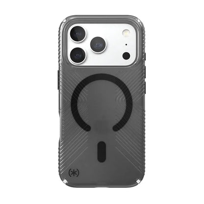 Speck Presidio Lux Grip MagSafe – dėklas, skirtas iPhone 18 Pro / 17 Pro (Obsidian)