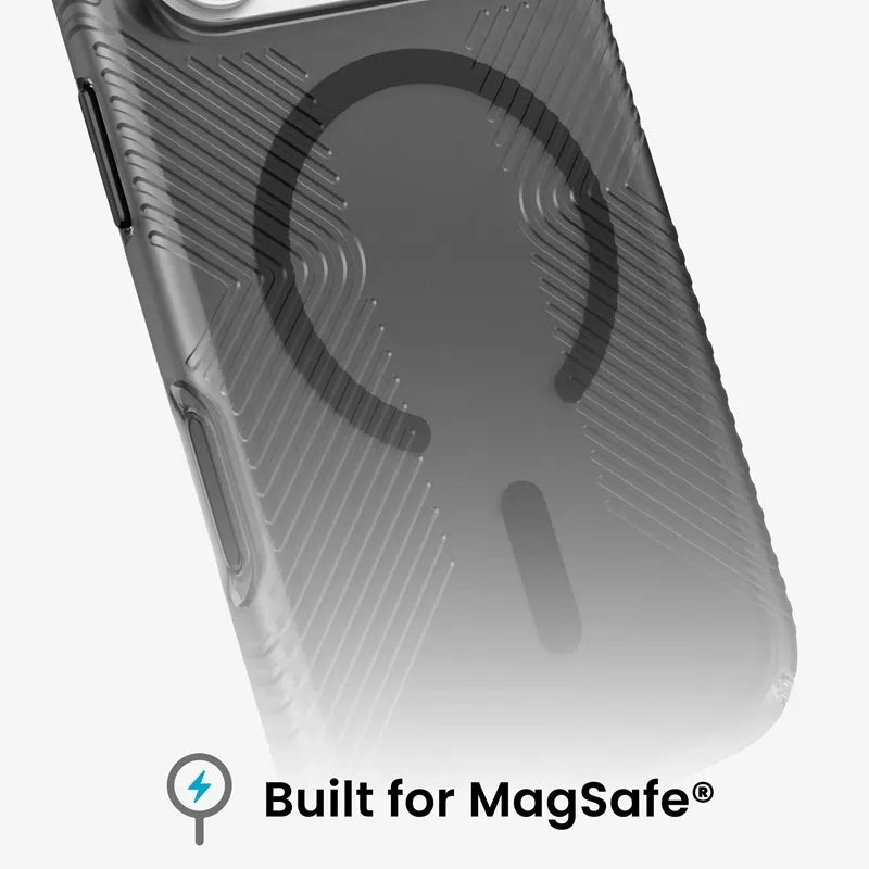 Speck Presidio Lux Grip MagSafe – dėklas, skirtas iPhone 18 Pro / 17 Pro (Obsidian)