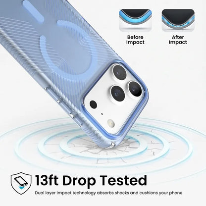 Speck Presidio Lux Grip MagSafe – dėklas, skirtas iPhone 18 Pro / 17 Pro (Sable)