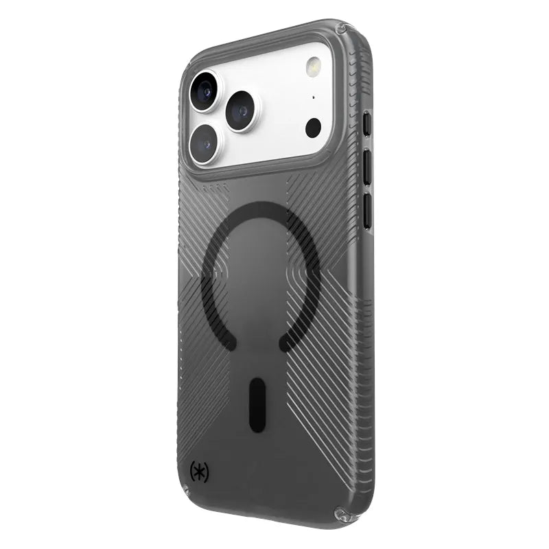 Speck Presidio Lux Grip MagSafe – dėklas, skirtas iPhone 18 Pro Max / 17 Pro Max (Obsidian)