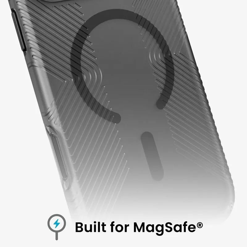 Speck Presidio Lux Grip MagSafe – dėklas, skirtas iPhone 18 Pro Max / 17 Pro Max (Obsidian)