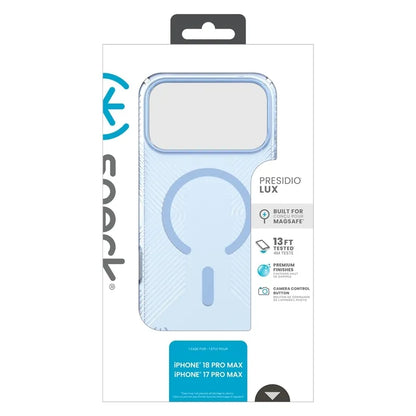 Speck Presidio Lux Grip MagSafe – dėklas, skirtas iPhone 18 Pro Max / 17 Pro Max (Sable)