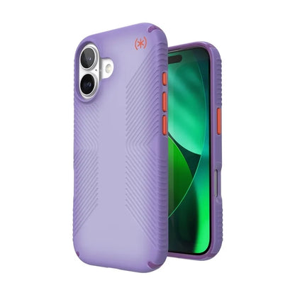 Speck Presidio Lux Grip MagSafe - iPhone 17 dėklas (Purple Fade/Magic Purple/New Poppy)