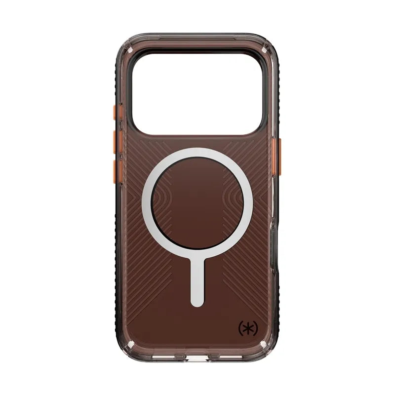 Speck Presidio Lux Grip MagSafe - iPhone 17 Pro dėklas (Luxury Shade Matte / Orange)