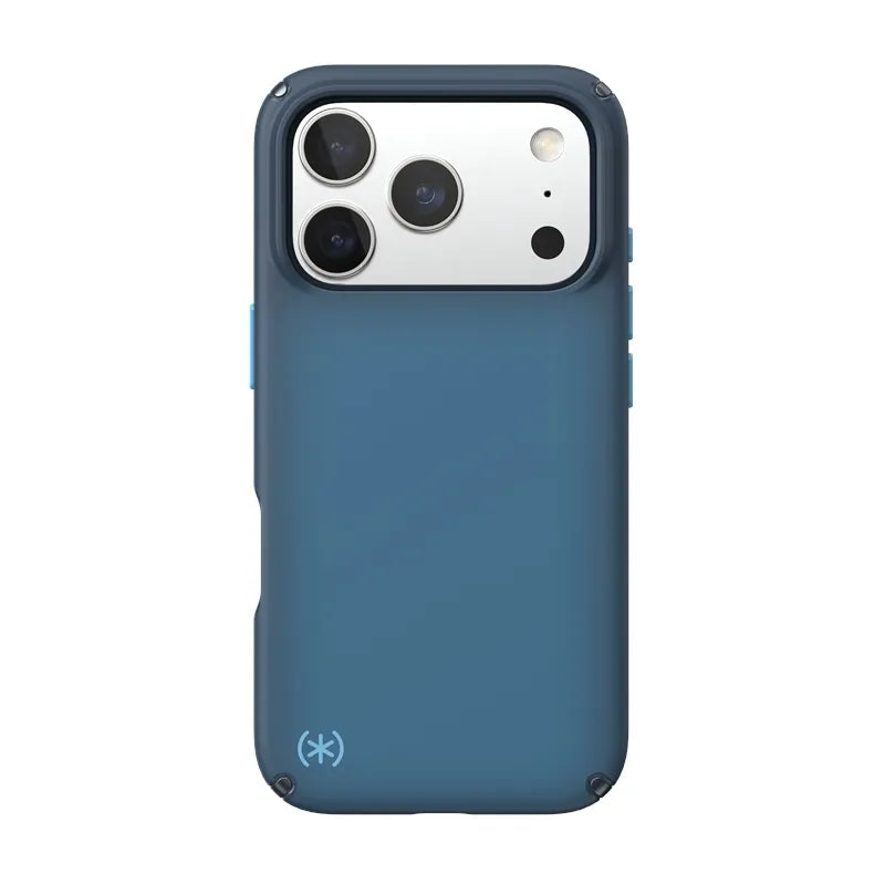 Speck Presidio Lux MagSafe – dėklas iPhone 17 Pro (Deep Sea Fade / Black / Spell Blue)
