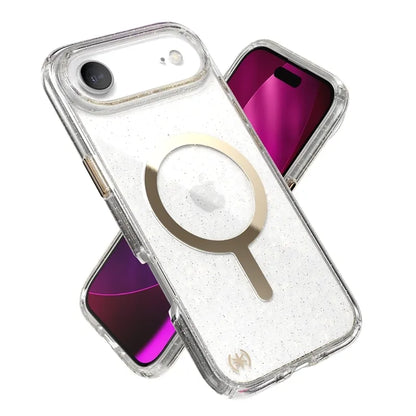 Speck Presidio Lux MagSafe - iPhone dėklas (Glitter / Gold Metallic)