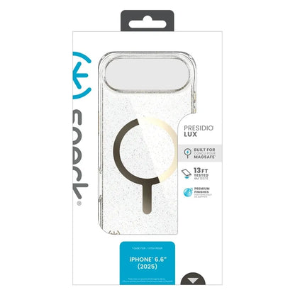 Speck Presidio Lux MagSafe - iPhone dėklas (Glitter / Gold Metallic)
