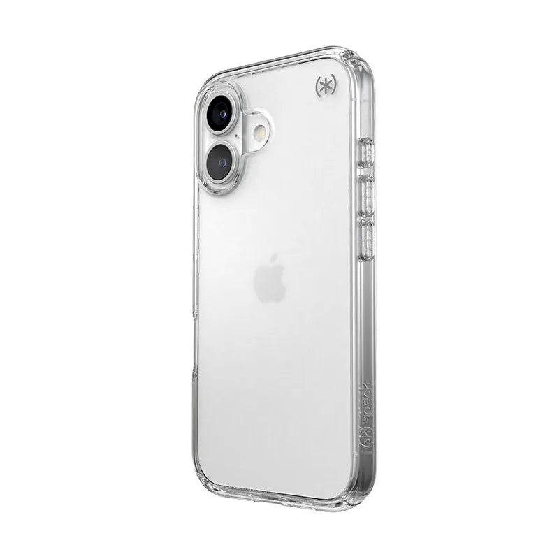 Speck Presidio Perfect-Clear – Dėklas iPhone 16 (Skaidrus)