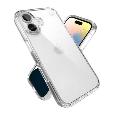 Speck Presidio Perfect-Clear – Dėklas iPhone 16 (Skaidrus)