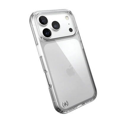 Speck Presidio Perfect Clear – dėklas, skirtas iPhone 18 Pro / 17 Pro (skaidrus)