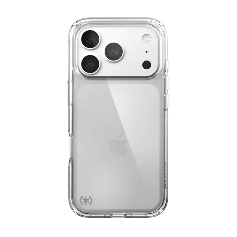 Speck Presidio Perfect Clear – dėklas, skirtas iPhone 18 Pro / 17 Pro (skaidrus)