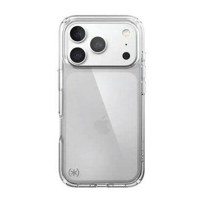 Speck Presidio Perfect Clear – dėklas, skirtas iPhone 18 Pro / 17 Pro (skaidrus)