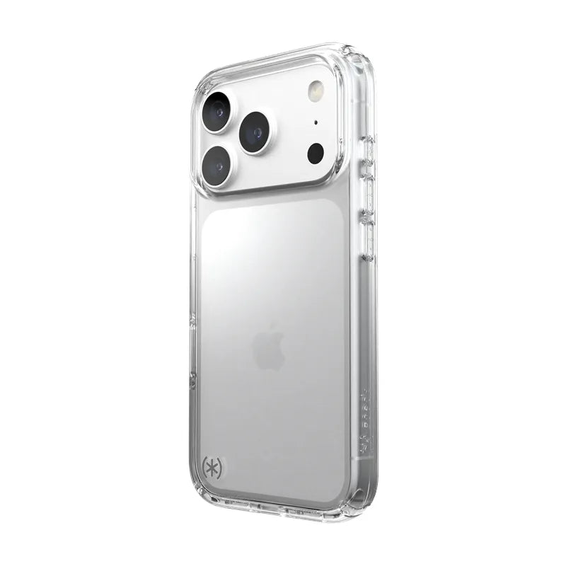 Speck Presidio Perfect Clear – dėklas, skirtas iPhone 18 Pro / 17 Pro (skaidrus)
