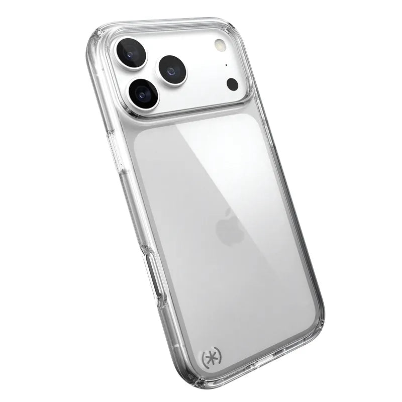 Speck Presidio Perfect Clear – dėklas, skirtas iPhone 18 Pro Max / 17 Pro Max (skaidrus)