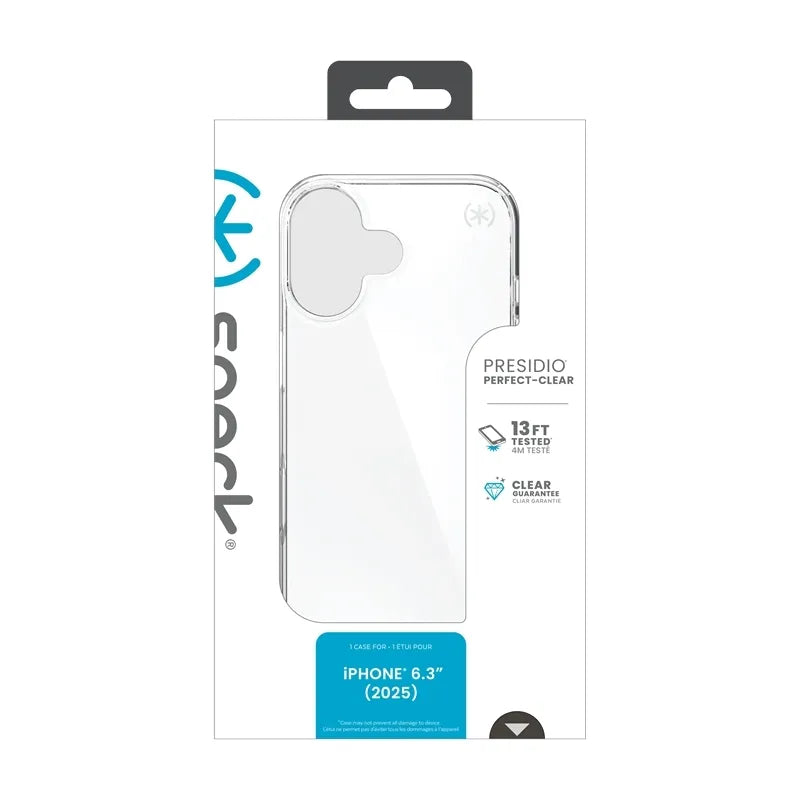 Speck Presidio Perfect-Clear - iPhone 17 dėklas (Skaidrus)