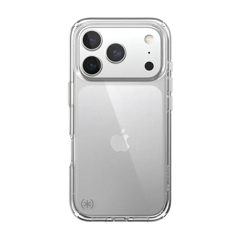 Speck Presidio Perfect-Clear – iPhone 17 Pro dėklas (Skaidrus)