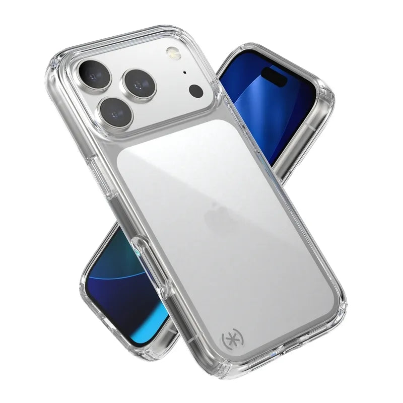 Speck Presidio Perfect-Clear – iPhone 17 Pro dėklas (Skaidrus)