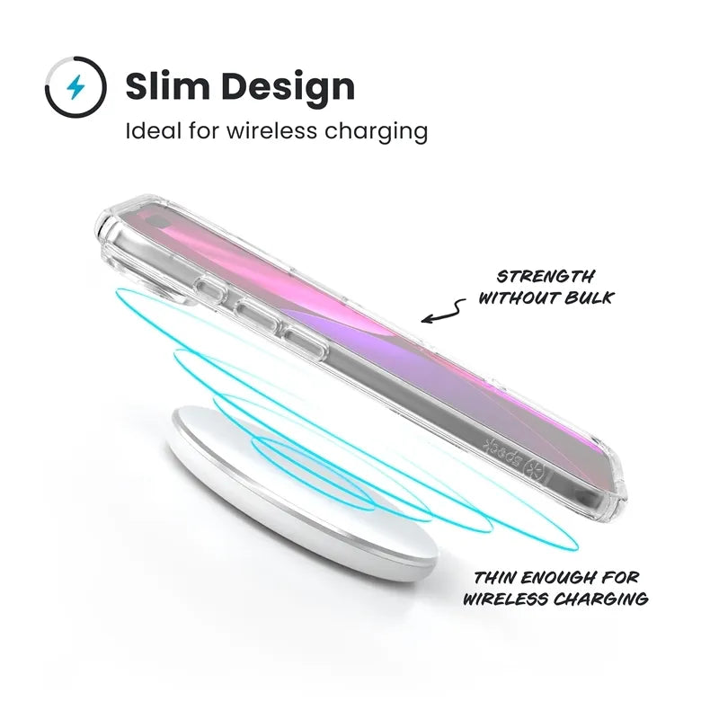 Speck Presidio Perfect-Clear – iPhone oro dėklas (Skaidrus)