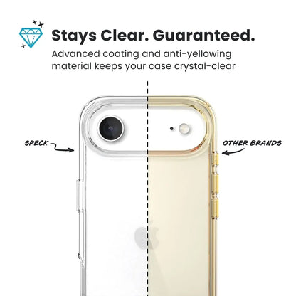 Speck Presidio Perfect-Clear – iPhone oro dėklas (Skaidrus)