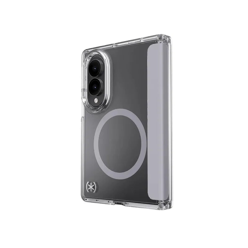 Speck Presidio Perfect-Clear Magnet – MagSafe dėklas Samsung Galaxy Z Fold 8 (skaidrus)